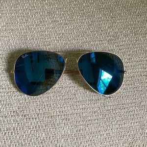 Ray-Ban Large Blue Aviators